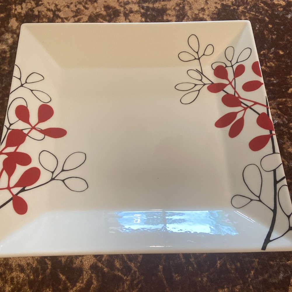 The Cellar Whiteware Square Plate